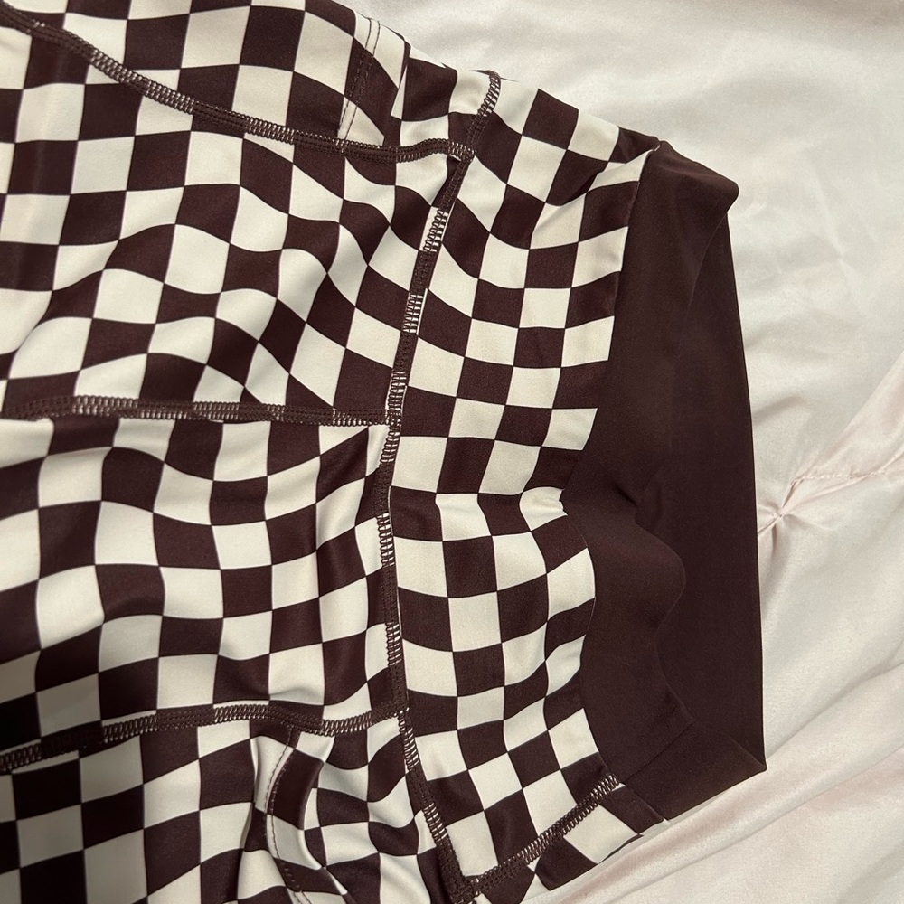 Checkered Black and White Skirt